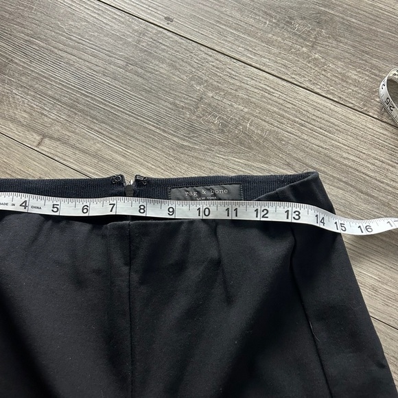 Rag & Bone Trouser Pants Womens 4 Black Straight Casual Comfort Cotton‎ Blend - Picture 8 of 9